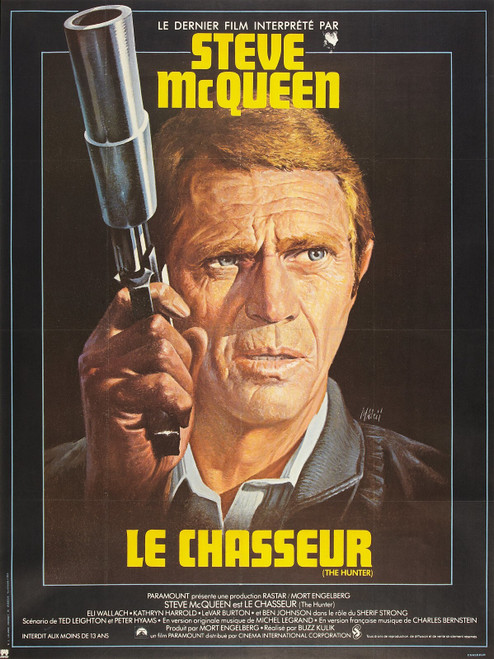 The Hunter (1980)_2 Poster Canvas Movie Film Print A0 A1 A2 A3 A4 A5 A6 Art Wall