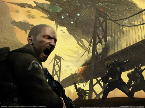 resistance 2 7 - Poster (A0-A4) Film Movie Picture Art Wall Decor Actor