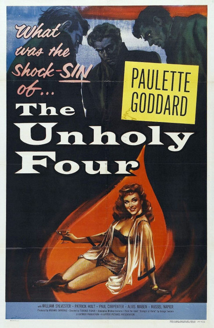 The Unholy Four (1954)_0 Poster Canvas Movie Film Print A0 A1 A2 A3 A4 A5 A6 Art