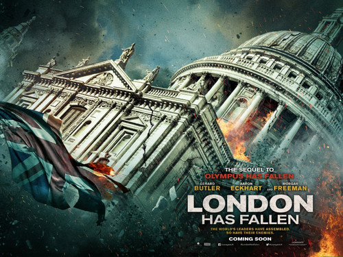 London Has Fallen (2016)_3 Poster Canvas Movie Film Print A0 A1 A2 A3 A4 A5 A6 A