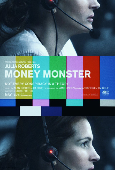 Money Monster (2016)_6 Poster Canvas Movie Film Print A0 A1 A2 A3 A4 A5 A6 Art W