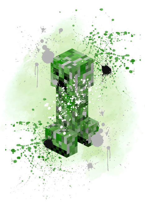 Minecraft Set Of 4 D (1) Poster Canvas Movie Film Print A0 A1 A2 A3 A4 A5 A6 Art