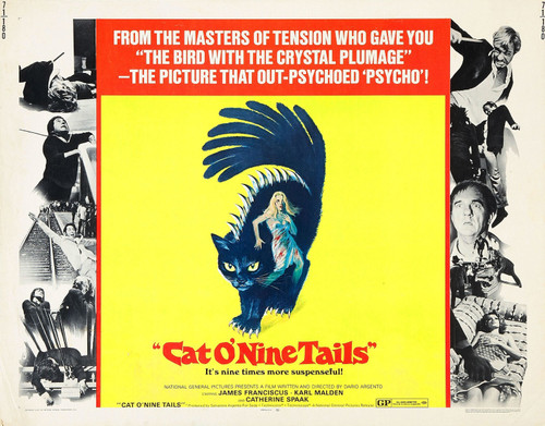 Cat O Nine Tails 03 Poster Canvas Movie Film Print A0 A1 A2 A3 A4 A5 A6 Art Wall