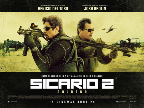 Sicario_ Day of the Soldado (2018)_6 Poster Canvas Movie Film Print A0 A1 A2 A3
