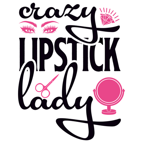 crazy lipstick lady=3-01 Poster Canvas Movie Film Print A0 A1 A2 A3 A4 A5 A6 Art