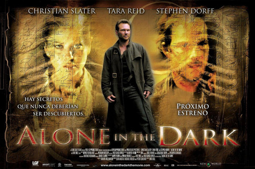 Alone in the Dark (2005)_3 Movie Film Poster Canvas iconic design