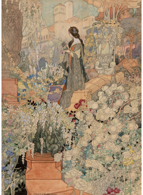 Charles Robinson - An Eve in this Eden Poster Canvas Movie Film Print A0 A1 A2 A