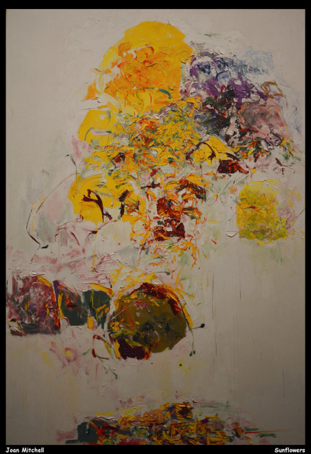 joan-mitchell---sunflowers--jpb_21773453135_o(1) Poster Canvas Movie Film Print