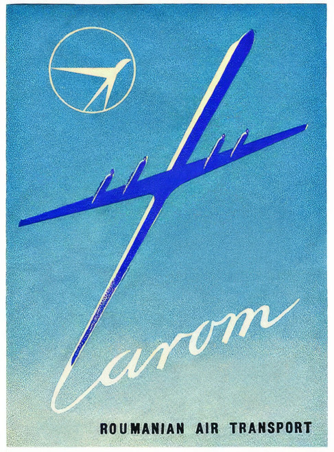 Tarom Travel Poster 1955-artofuniverse0