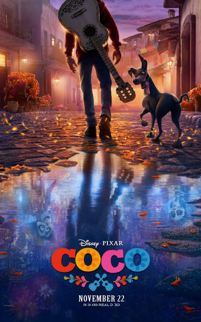 Coco (2017)_2 Movie Film Poster Canvas iconic design