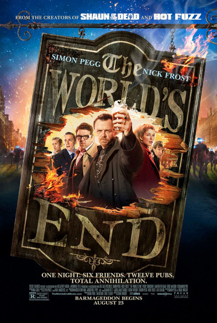 the world's end 1 Poster Canvas Movie Film Print A0 A1 A2 A3 A4 A5 A6 Art Wall D