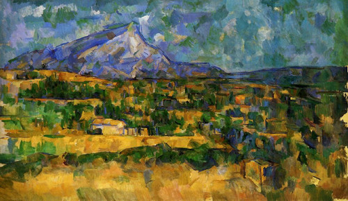cezanne-mont-sainte-victoire Poster Canvas Movie Film Print A0 A1 A2 A3 A4 A5 A6