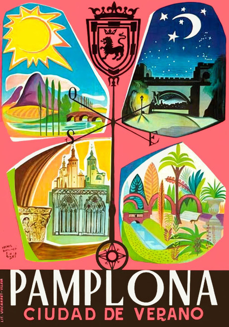 53459955500_BARTOLOZZI, Francisco. Pamplona, Ciudad de Verano, c. 1950s-artofuni