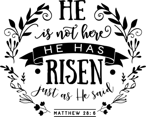 He is not here He has Risen Poster Canvas Movie Film Print A0 A1 A2 A3 A4 A5 A6