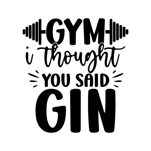 Gym I Thought You Said Gin-01 Poster Canvas Movie Film Print A0 A1 A2 A3 A4 A5 A
