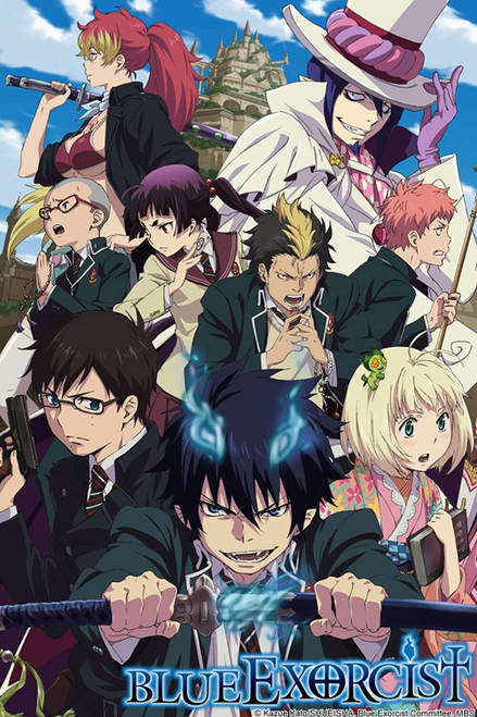 blue exorcist 9 Poster Canvas Movie Film Print A0 A1 A2 A3 A4 A5 A6 Art Wall Dec