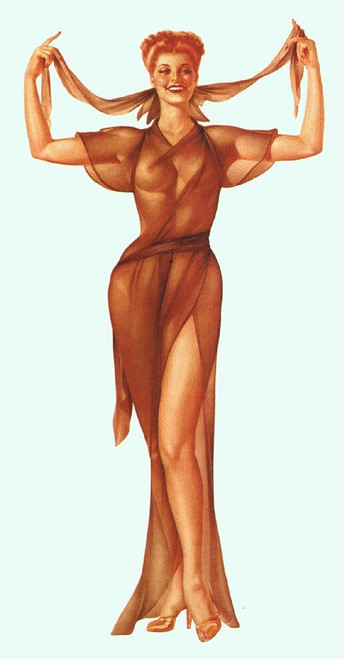 Alberto_Vargas_Pin-Up_Art_391 Art Gallery Poster Canvas Print Wall Decoration A0