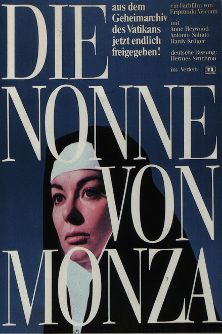 Nun Of Monza 01 Poster Canvas Movie Film Print A0 A1 A2 A3 A4 A5 A6 Art Wall Dec