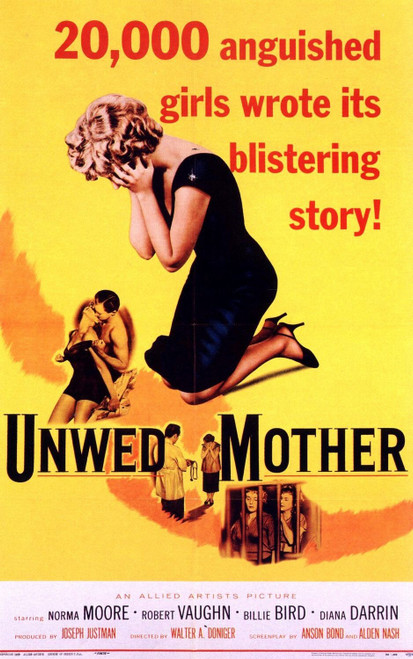 Unwed Mother (1958)_0 Poster Canvas Movie Film Print A0 A1 A2 A3 A4 A5 A6 Art Wa