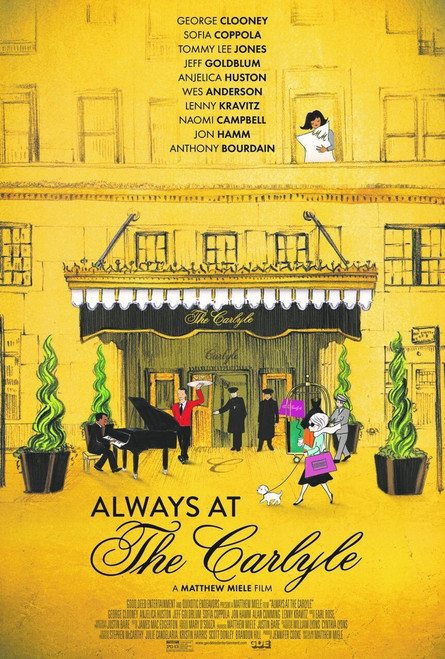 Always at The Carlyle (2018)_2 Movie Film Poster Canvas iconic design