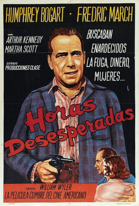 The Desperate Hours (1955)_11 Poster Canvas Movie Film Print A0 A1 A2 A3 A4 A5 A
