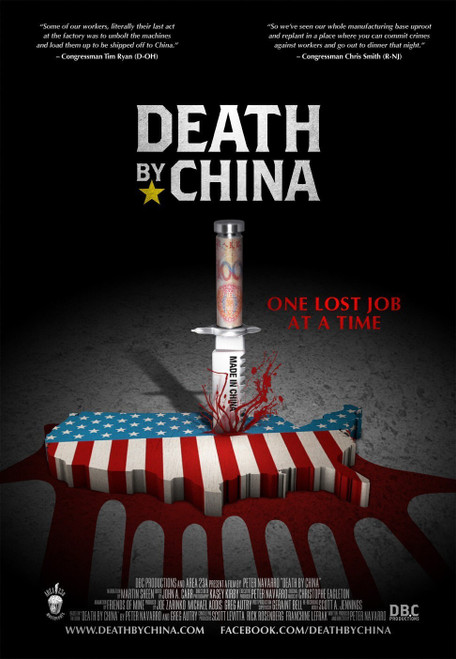 Death by China (2012)_0 Movie Film Poster Canvas iconic design