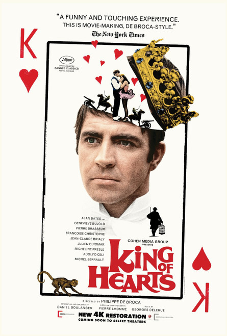 King of Hearts (1967)_5 Poster Canvas Movie Film Print A0 A1 A2 A3 A4 A5 A6 Art