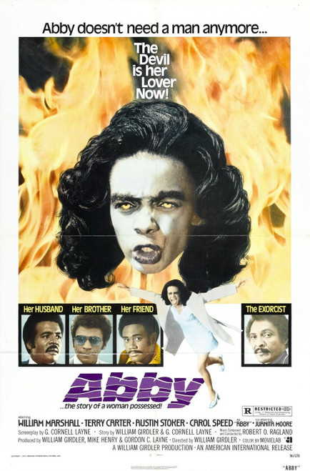 Abby (1974)_0 Movie Film Poster Canvas iconic design