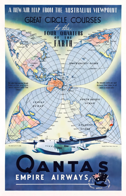 53324821384_WILLIAMS, Rhys. Qantas, A new air map from the Australian Viewpoint,