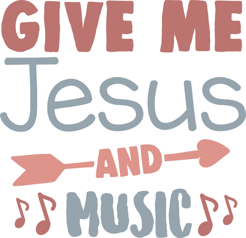 GIVE ME JESUS AND MUSIC 2 Poster Canvas Movie Film Print A0 A1 A2 A3 A4 A5 A6 A