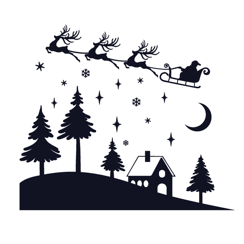 Winter-Scene-06 Poster Canvas Movie Film Print A0 A1 A2 A3 A4 A5 A6 Art Wall Dec