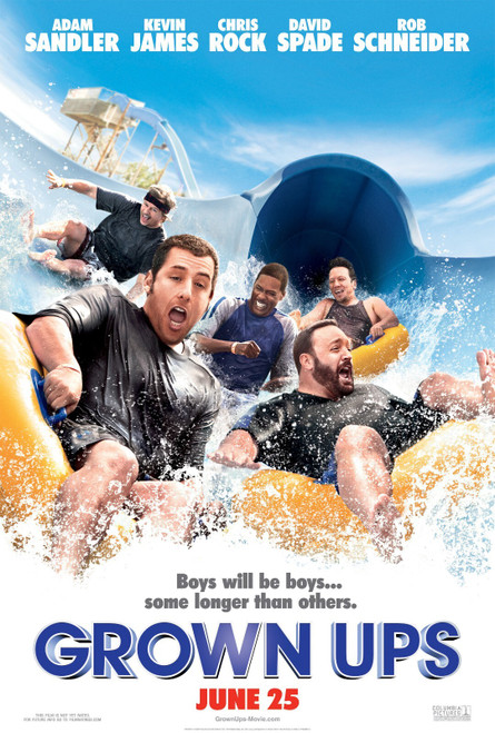 Grown Ups (2010)_2 Movie Film Poster Canvas iconic design