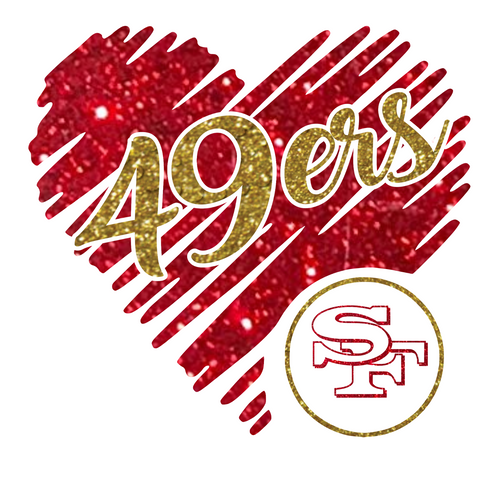 49ersglitterheart Poster Canvas Movie Film Print A0 A1 A2 A3 A4 A5 A6 Art Wall D