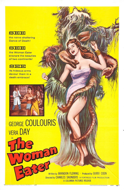 Woman Eater 01 Poster Canvas Movie Film Print A0 A1 A2 A3 A4 A5 A6 Art Wall Deco