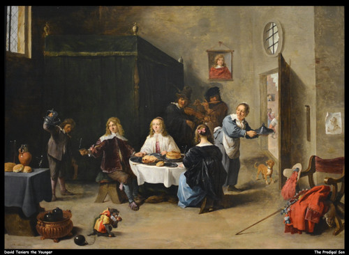 david-teniers-the-younger---the-prodigal-son--jpb_14875465881_o(1) Poster Canvas
