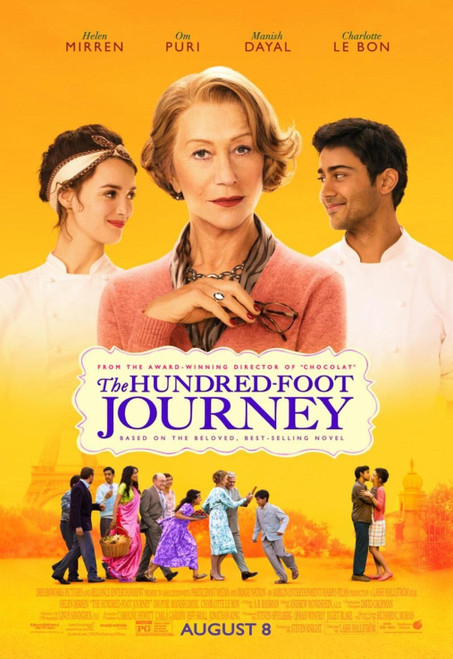 The Hundred-Foot Journey (2014)_2 Poster Canvas Movie Film Print A0 A1 A2 A3 A4