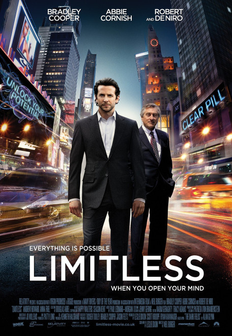 Limitless (2011)_3 Poster Canvas Movie Film Print A0 A1 A2 A3 A4 A5 A6 Art Wall