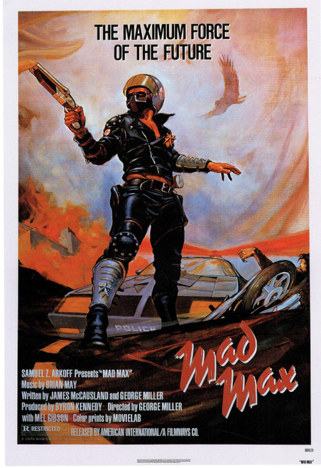 Mad Max - 1979 Poster Canvas Print Art Painting Decor Reprint wall A0 A1 A2 A3 A