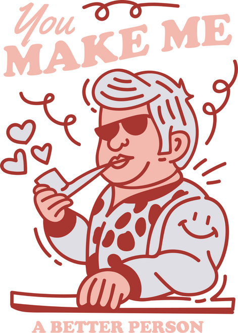 You Make Me a Better Person Poster Canvas Movie Film Print A0 A1 A2 A3 A4 A5 A6