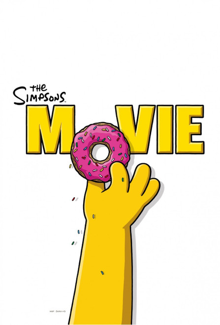 The Simpsons Movie (2007)_1 Poster Canvas Movie Film Print A0 A1 A2 A3 A4 A5 A6