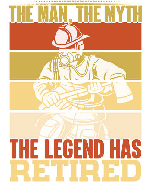 THE-MAN,-THE-MYTH-THE-LEGEND-HAS-RETIRED Poster Canvas Movie Film Print A0 A1 A2