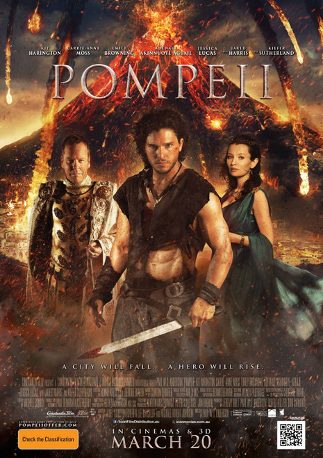 Pompeii (2014)_5 Poster Canvas Movie Film Print A0 A1 A2 A3 A4 A5 A6 Art Wall De
