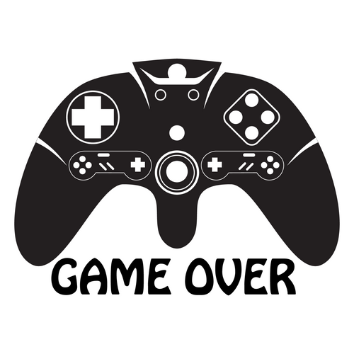 Game over-01 Personalized Poster Canvas Print A0 A1 A2 A3 A4 A5 A6 Art Wall Deco