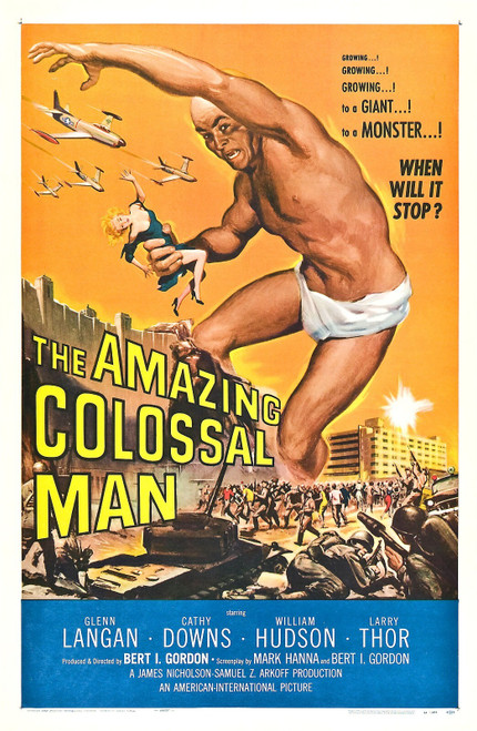 Amazing Colossal Man 01 Poster Canvas Movie Film Print A0 A1 A2 A3 A4 A5 A6 Art