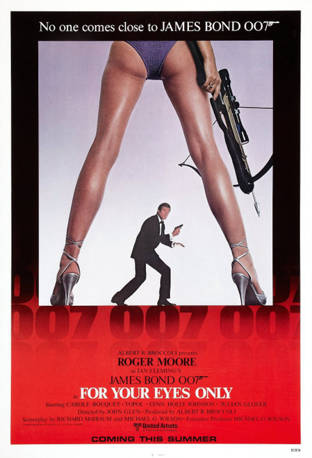 For Your Eyes Only4 Poster Canvas Movie Film Print A0 A1 A2 A3 A4 A5 A6 Art Wall