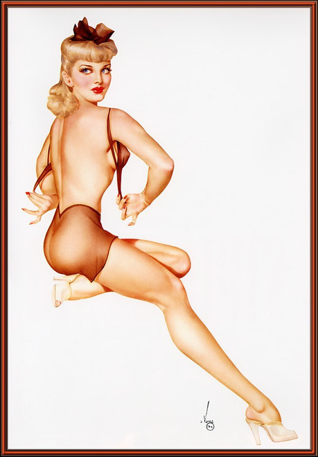 Alberto_Vargas_Pin-Up_Art_167 Art Gallery Poster Canvas Print Wall Decoration A0