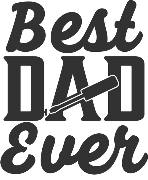 002SC Best Dad Ever Funny Poster Design Canvas Motivation Print A0 A1 A2 A3 A4 A