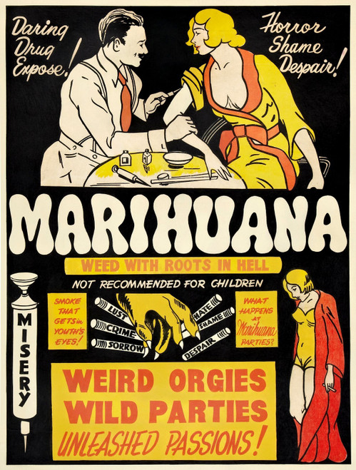 Marihuana 01 Poster Canvas Print Art Painting Decor Reprint wall A0 A1 A2 A3 A4