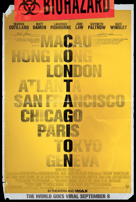 Contagion (2011)_1 Movie Film Poster Canvas iconic design