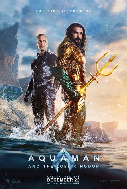 Aquaman and the Lost Kingdom (2023)_3 Movie Film Poster Canvas iconic design